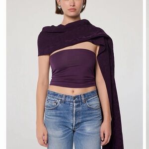 Women's Purple Tube Top Line by K